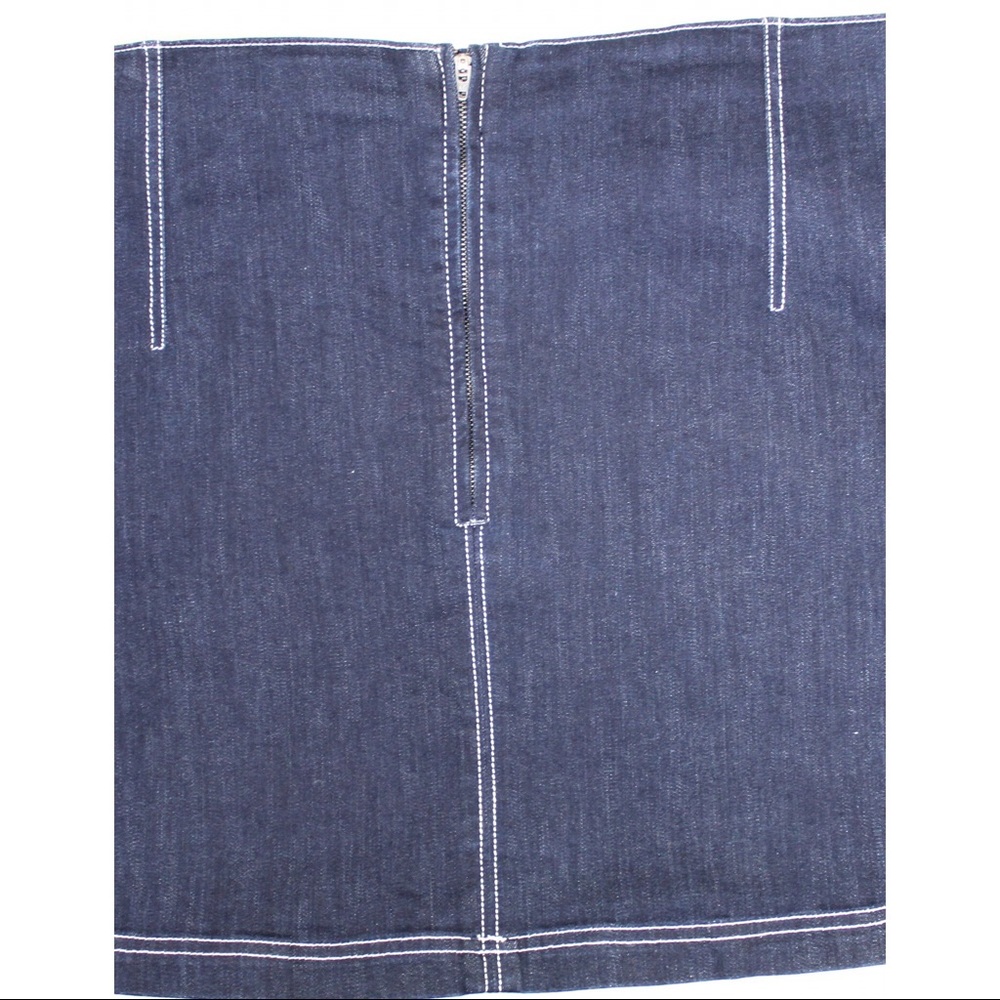 Express Slim A Line Mini High Rise Dark Mini 18 - Picture 4 of 5
